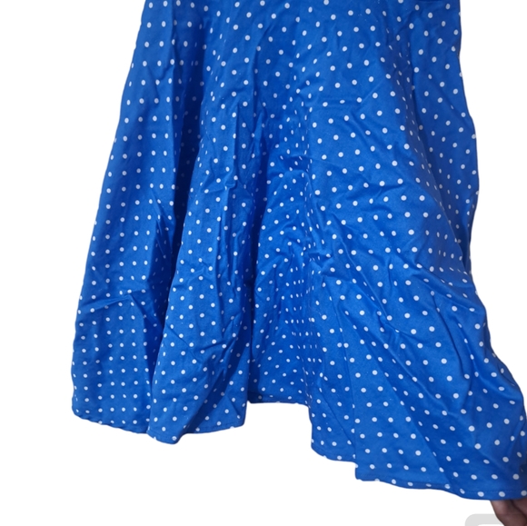 Kate Kasin Girls Rockabilly 50s Polka-dot Aline Dress - Picture 5 of 9